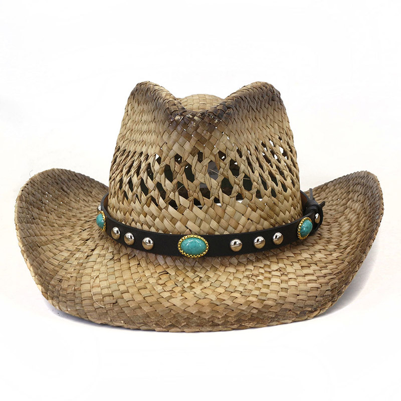 100% Natural Straw Cowboy Hat