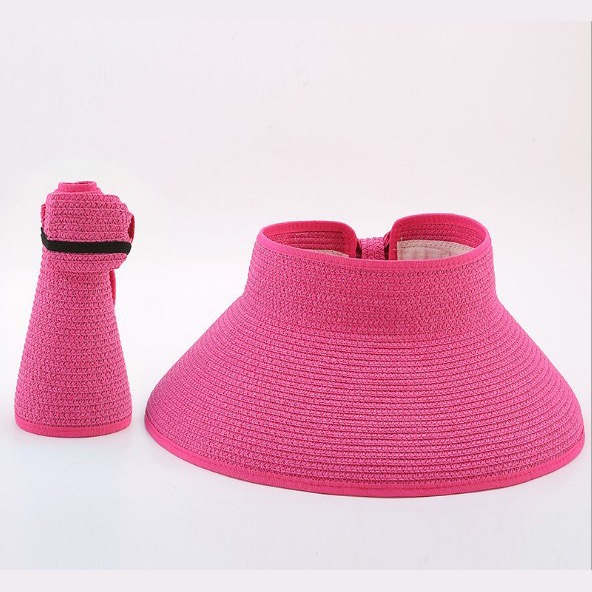 Packable hollow top Sun hat