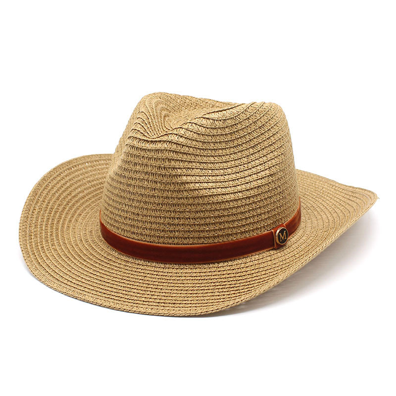 Custom na Band Cowboy Straw Hat