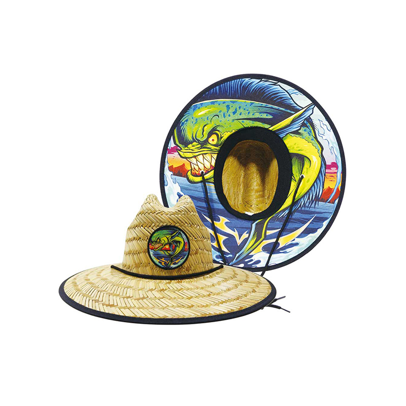 Mens Fishing Straw Hat