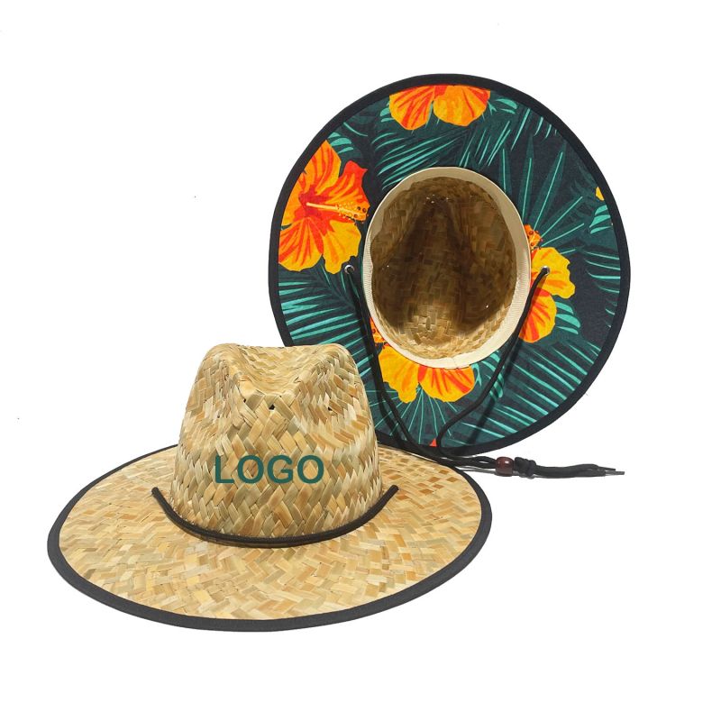 OEM Custom na Mens Rush Straw Hat