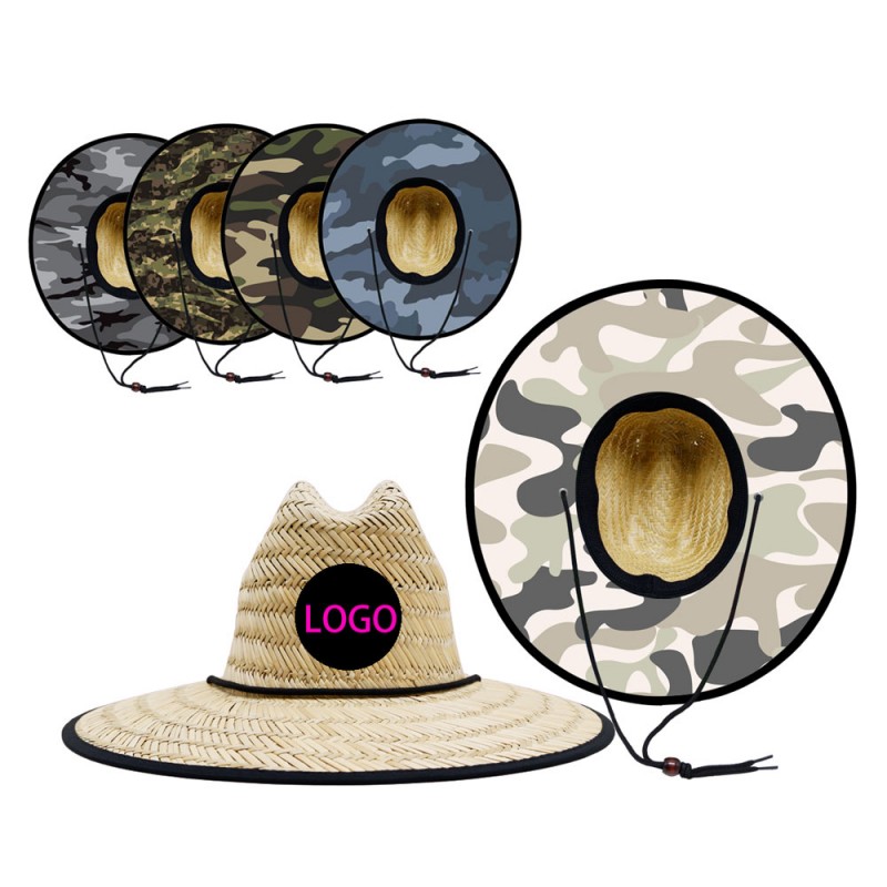 Panlabas na Camouflage Straw Hat