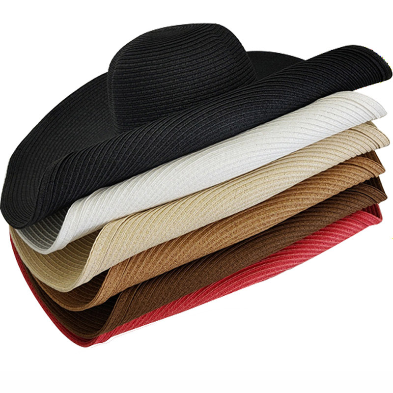 Napakalaki ng Brim Blank Floppy Sun Hat para sa Lady