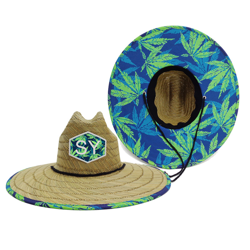 Pang-print ng Palm Leaf Straw Hat