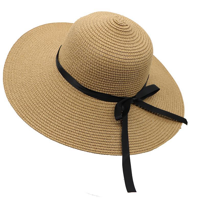 Plain Floopy Straw Hat