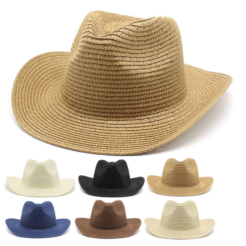 Plain Straw Braid Cowboy Hat