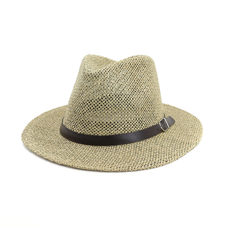 Pang-promosyon na De-kalidad na Mens Fedora Panama Straw Hat